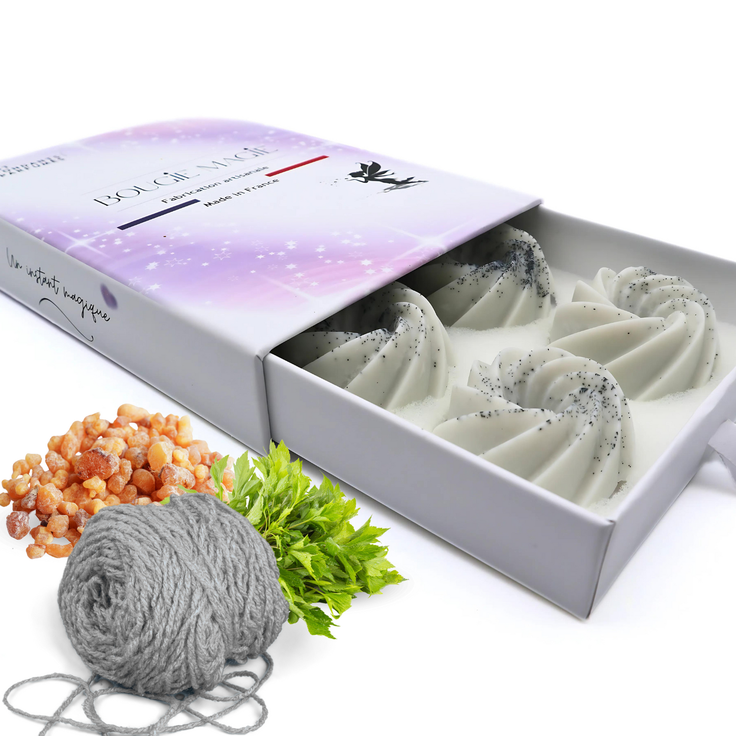 Coffret 6 fondants parfumés - Cachemire & soie