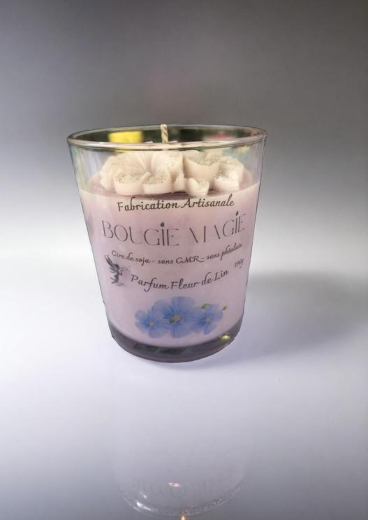 Bougie Fleur de lin
