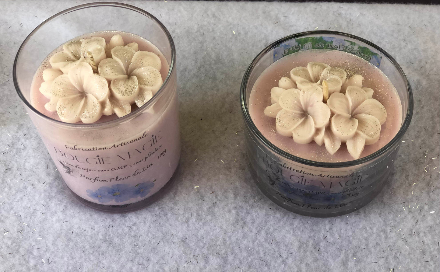 Bougie Fleur de lin