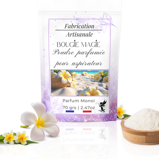 Poudre parfumée aspirateur - Monoï